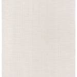 Sheet of hand-painted wallpaper with an irregular grid pattern in beige on a cream field.