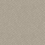 Detail of wallpaper in a small-scale dot and dash pattern in cream and gray on a light gray field.