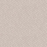 Detail of wallpaper in a small-scale dot and dash pattern in white and gray on a cream field.