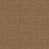 Detail of wallpaper in a textured tweed pattern in shades of warm caramel brown. 