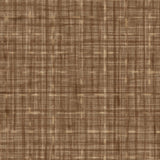 Close up detail of wallpaper in a textured tweed pattern in shades of warm caramel brown. 