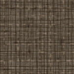 Close up detail of wallpaper in a textured tweed pattern in shades of warm charcoal grey.