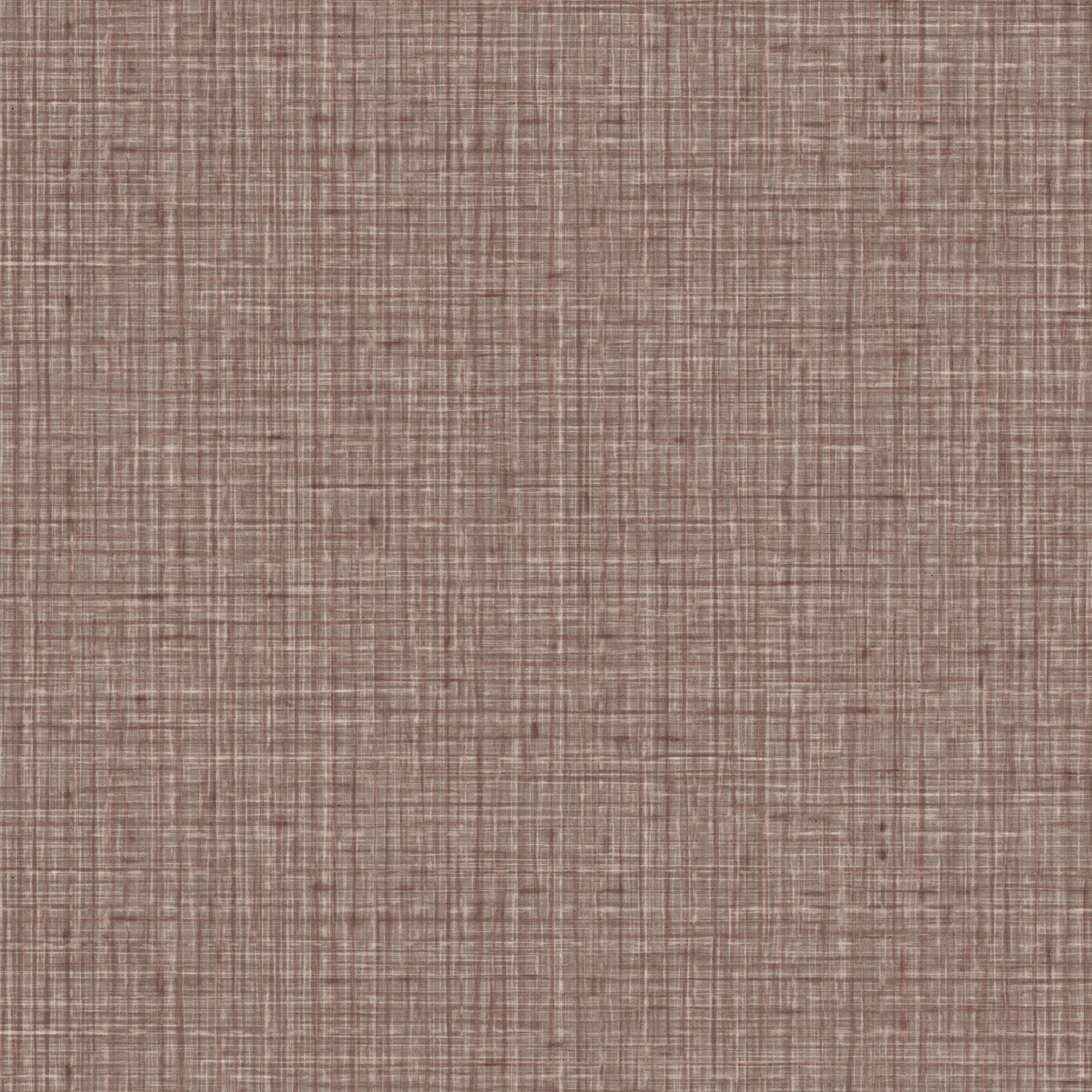 Detail of wallpaper in a textured tweed pattern in shades of muted mauve purple. 