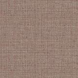 Detail of wallpaper in a textured tweed pattern in shades of muted mauve purple. 
