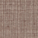 Close up detail of wallpaper in a textured tweed pattern in shades of muted mauve purple. 