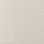 Fabric with an embroidered linear leaf print in cream on a cream field.