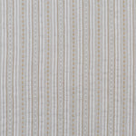Dimensional embroidered fabric in an irregular stripe pattern in shades of gray, white and cream.