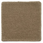 Flatweave Dhurrie Sample in bisque brown