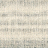 Broadloom carpet in subtle stripe in light blue.