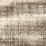 Broadloom carpet in subtle stripe in brown and cream