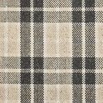 Broadloom carpet swatch in a checkered pattern in a black white design