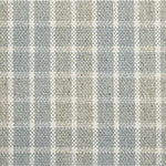 Broadloom carpet swatch in a checkered pattern in a blue design