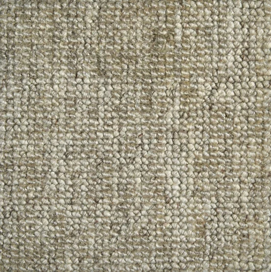 Broadloom carpet swatch in a textured pattern in a moss design