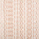 Broadloom carpet in  textural stripe design in white and light pink.