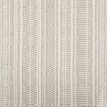 Broadloom carpet in  textural stripe design in white and grey.