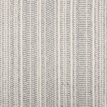 Broadloom carpet in  textural stripe design in white and blue-grey.