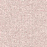 Detail of fabric in a textural wicker pattern in blush pink on a white field. 