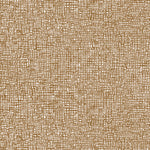 Detail of fabric in a textural wicker pattern in warm brown on a white field. 