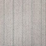 Broadloom carpet swatch in a stripe pattern in a light grey design