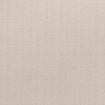 printed linen fabric in a detailed geometric pattern in white on a light pink field.