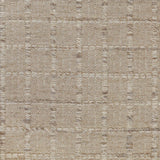 Broadloom carpet with raised gridded plaid in shades of cream and taupe on an oatmeal ground. 