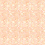 Painterly tropical checkerboard design in pinky orange and yellow. 