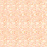 Painterly tropical checkerboard design in pinky orange and yellow. 
