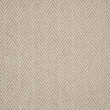 Broadloom carpet in a herringbone pattern in taupe. 