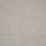 Broadloom carpet in a herringbone pattern in grey.