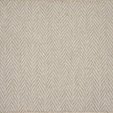 Broadloom carpet in a herringbone pattern in soft beige.