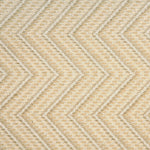 Broadloom carpet with zig zag stripe in beige.