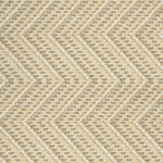 Broadloom carpet with zig zag stripe in warm tan.