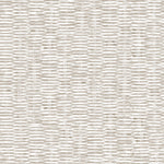 Detail of wallpaper in a textural checked print in tan on a white field.