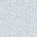 Detail of wallpaper in a textural checked print in light blue on a white field.