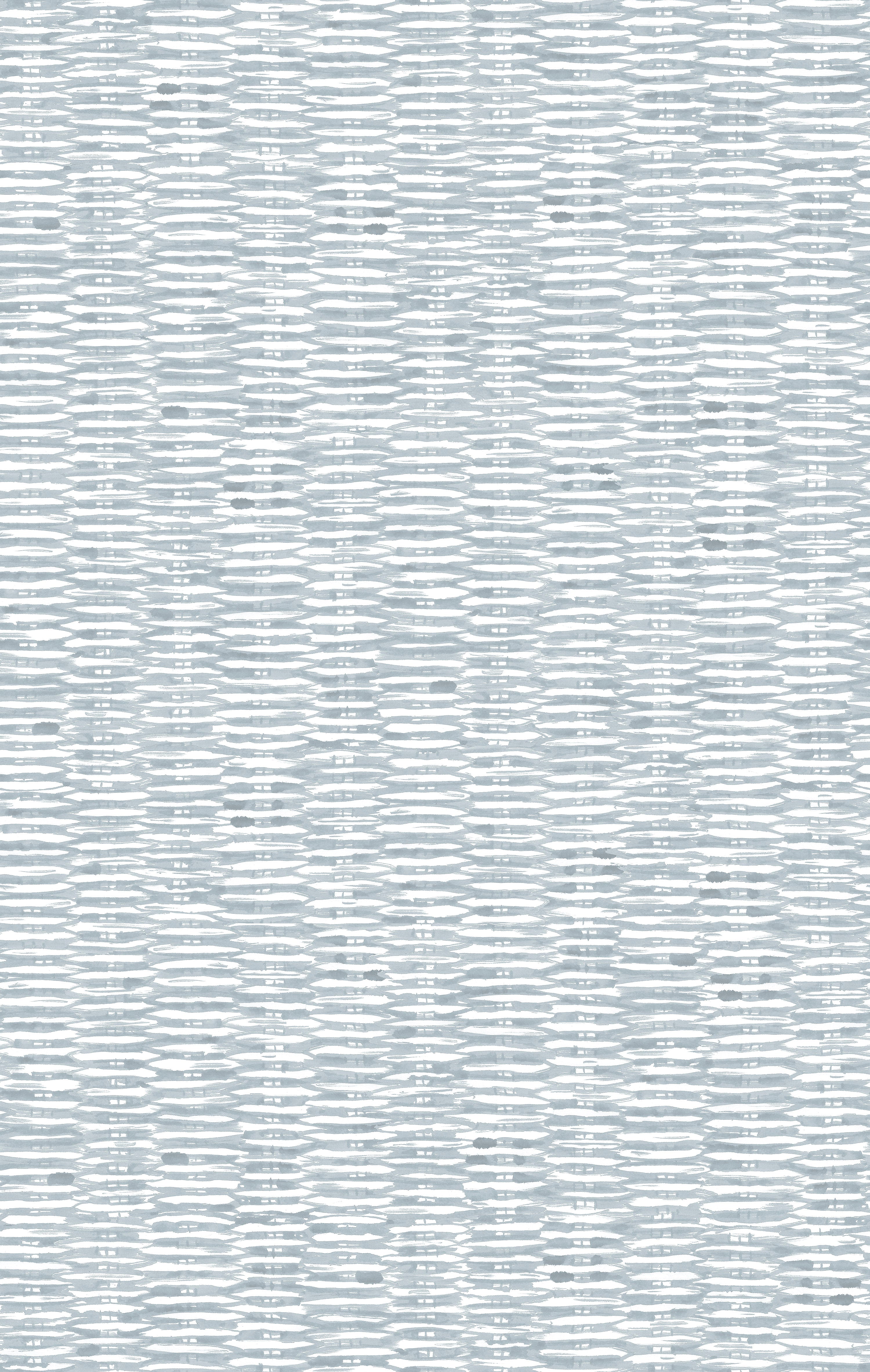 Detail of wallpaper in a textural checked print in light blue on a white field.