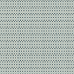 Scaled-out view of fabric in a small-scale geometric check print in shades of blue, cream and navy.