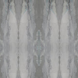 Detail of wallpaper in a watercolor textural print in shades of gray.