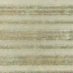 Textured carpet with horizontal loop and raised cut pile stripes in sage green.