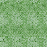 Green floral patterned wallpaper