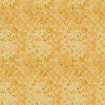 Patterned fabric with floral design in yellow