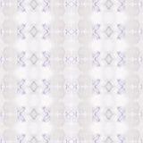 Detail of wallpaper in a striped ink blot print in shades of tan and purple on a cream field.