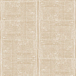 Subtle gridded geometric pattern in tan on a white background.
