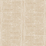 Subtle gridded geometric pattern in tan on a white background.