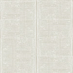 Subtle gridded geometric pattern in white on a grey background.