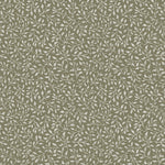 Pattern of small leaves on a green background