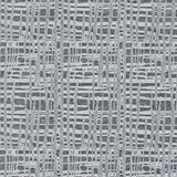 Detail of wallpaper in an irregular woven print in shades of gray and charcoal.