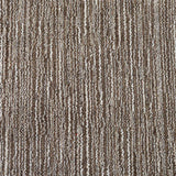 Broadloom carpet swatch in a striped pattern in a brown design
