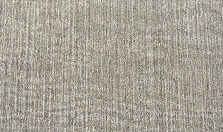 Broadloom carpet swatch in a striped pattern in a dark grey design