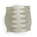 Textile with a geometric pattern on a white background