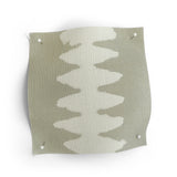 Textile with a geometric pattern on a white background